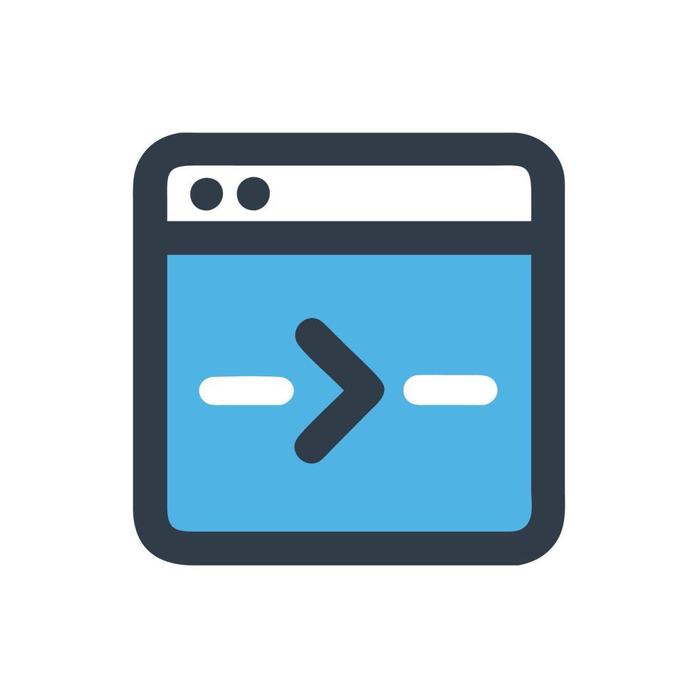 Stylish Command Line Icon 54228776 Vector Art at Vecteezy