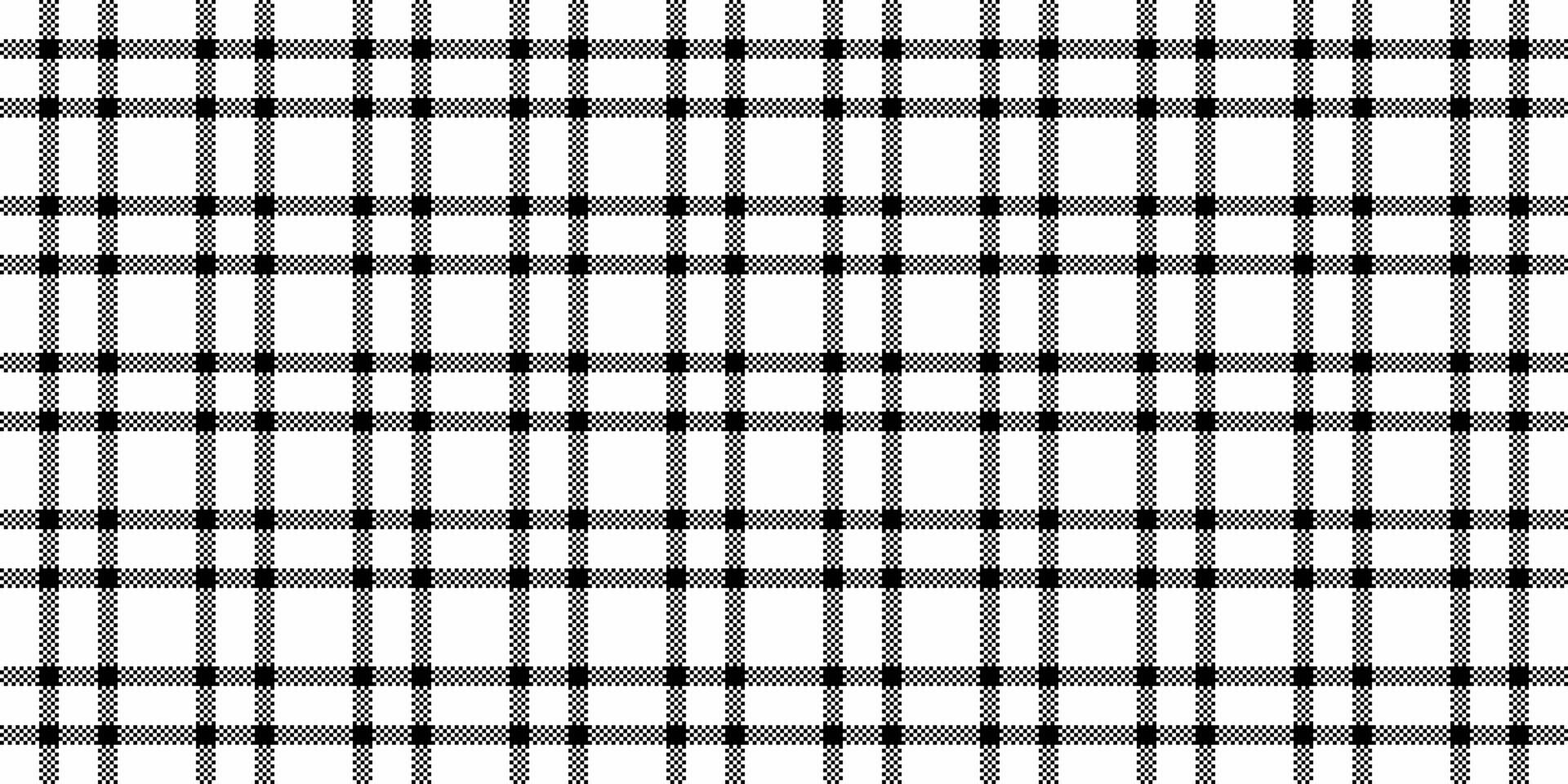 Paper seamless tartan plaid, vivid pattern texture. Part fabric background textile check in white and black colors. vector
