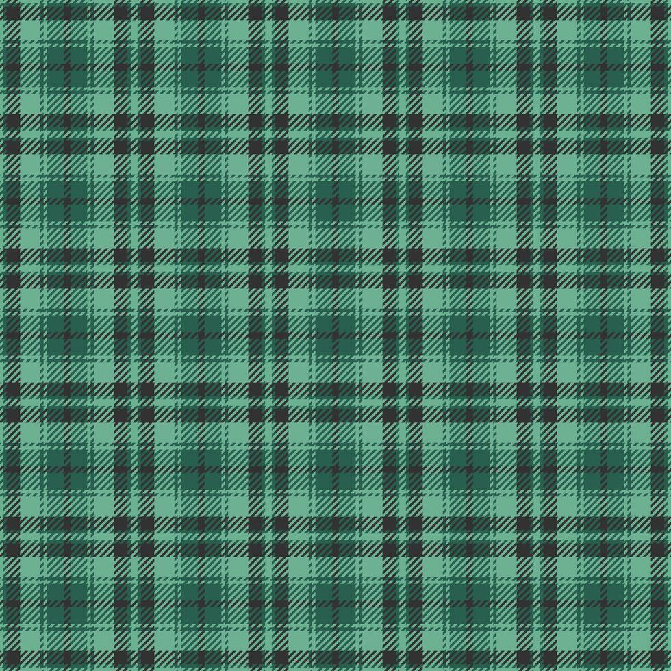 Factory pattern fabric background, gentleman check texture seamless. Classic textile tartan plaid in teal and mint colors. vector