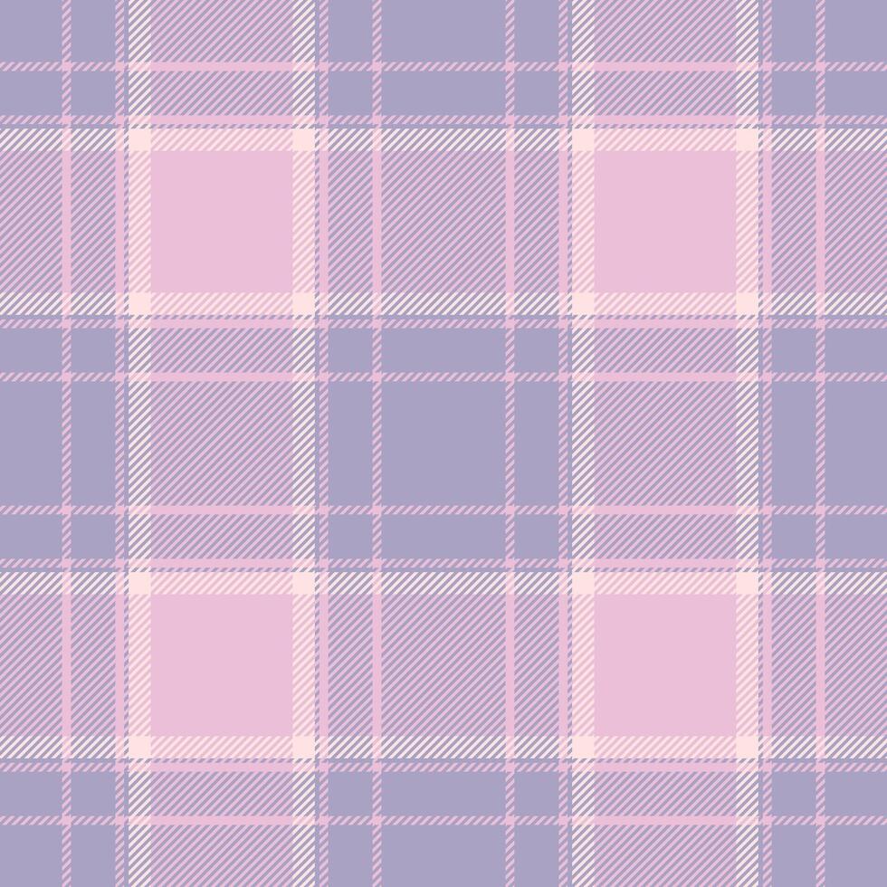 Plaid seamless pattern in pink. Check fabric texture. textile print. vector
