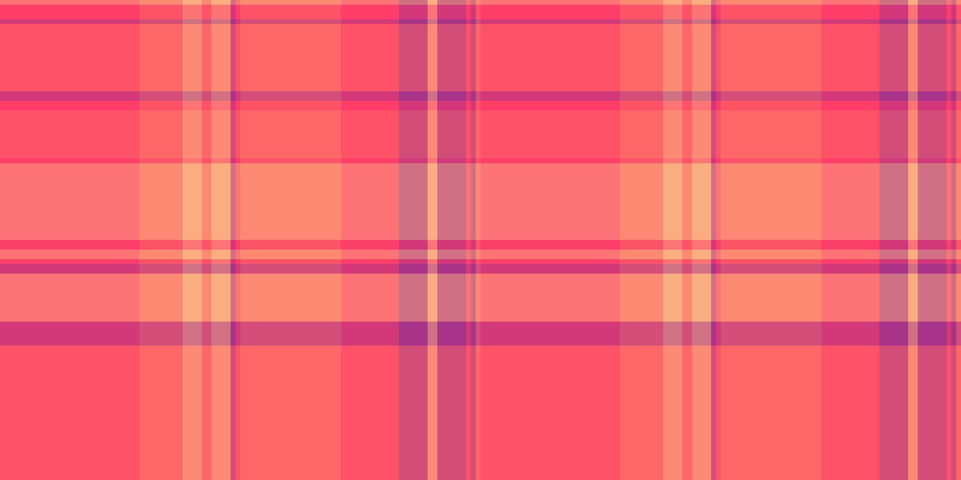 Girl pattern seamless check, repetition tartan texture. Newborn textile background plaid fabric in red and pink colors. vector