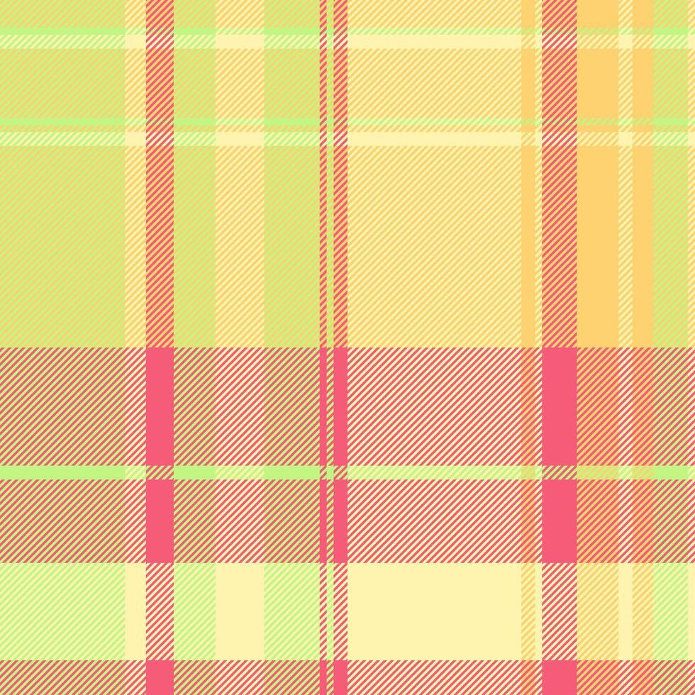 Official fabric tartan background, oilcloth pattern textile . Skirt check texture seamless plaid in amber and yellow colors. vector