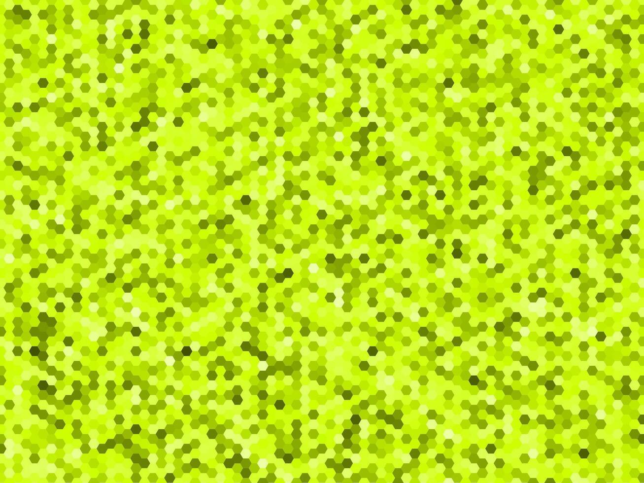 A vibrant faded green image composed of numerous small hexagons, creating a visually stimulating and dynamic pattern. vector