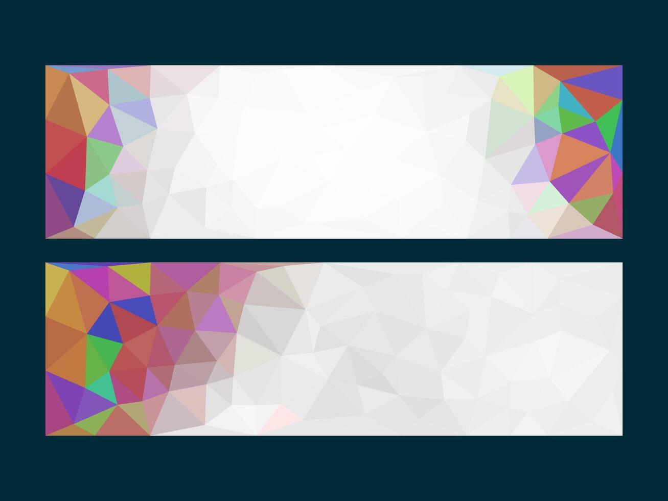 Modern and minimalist banner designs with geometric shapes. Ideal for creating a professional and sophisticated look. Easily adaptable to different brands and styles. vector