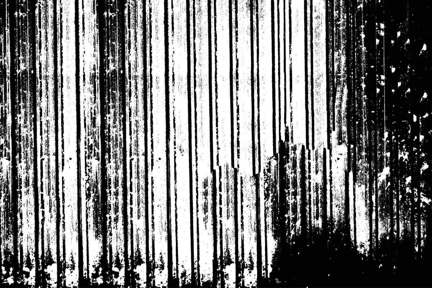 Grungy Vertical Striped Abstract Black and White Texture for Creative Design Projects vector
