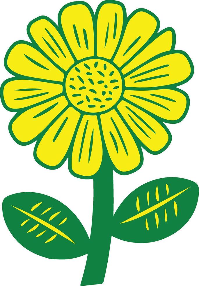 Flower Art Illustration vector