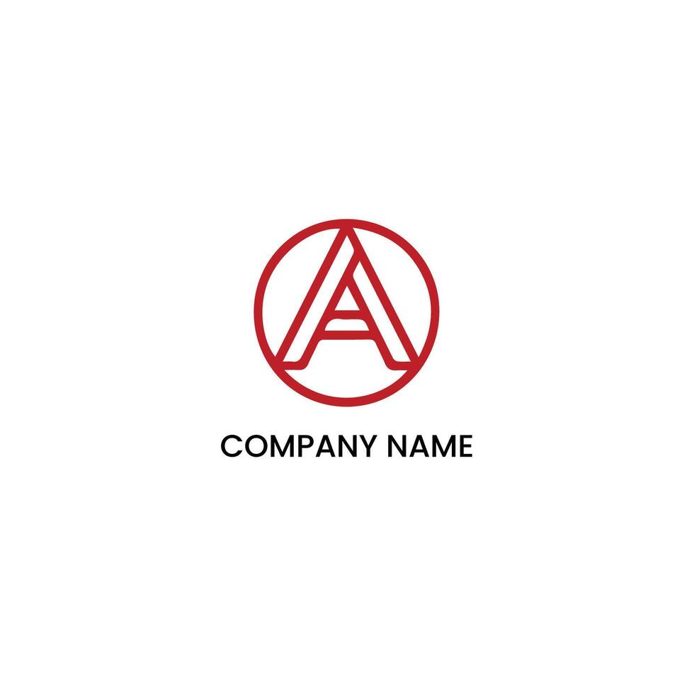 A Letter Logo for business and company identity. Abstract letter A logo design icons for business of luxury, elegant, simple. vector