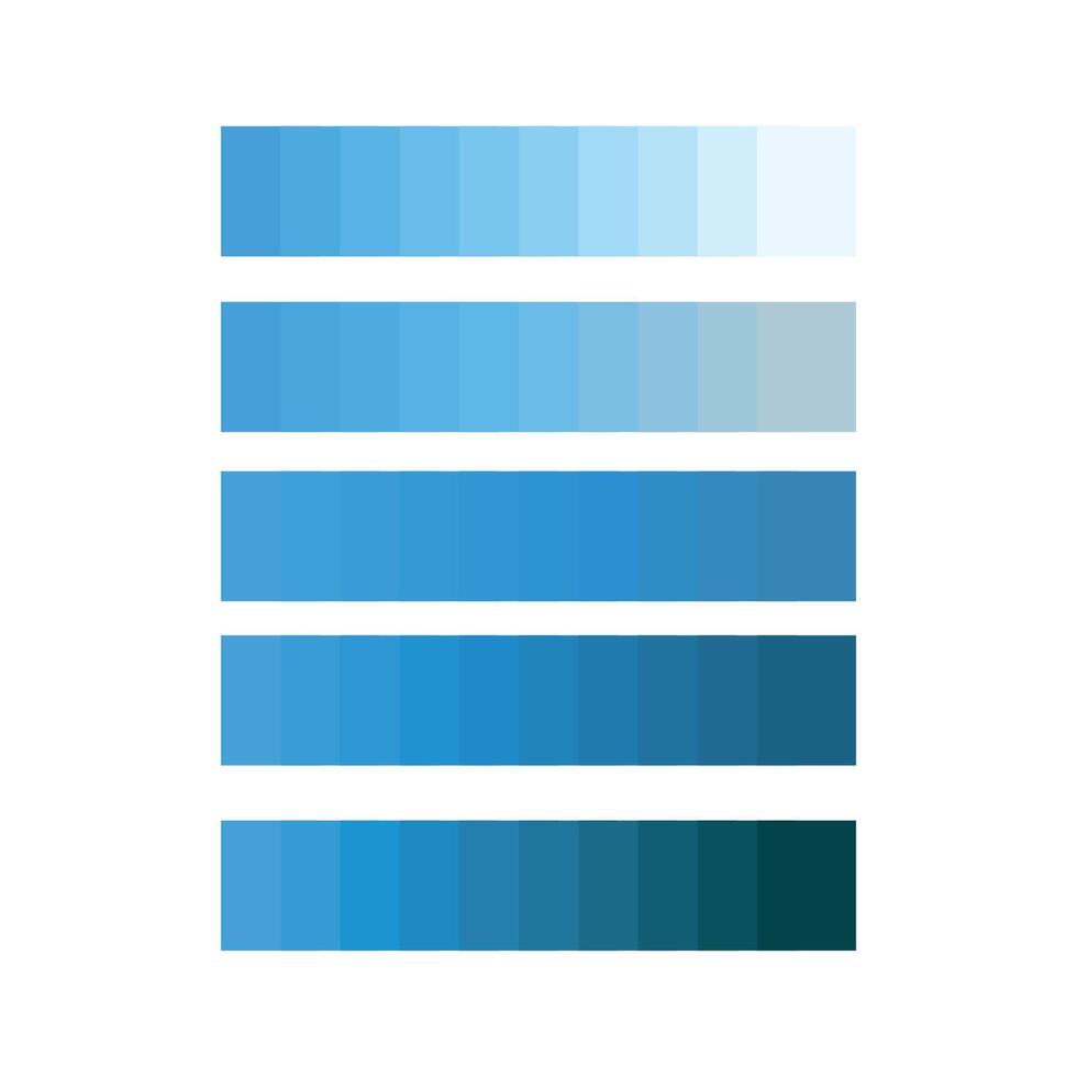 Colour palette with different shades and gradient. Set of creative gradient pallete color, Color Gradient Background Palette, Fashion bright neon color trend pallete. vector