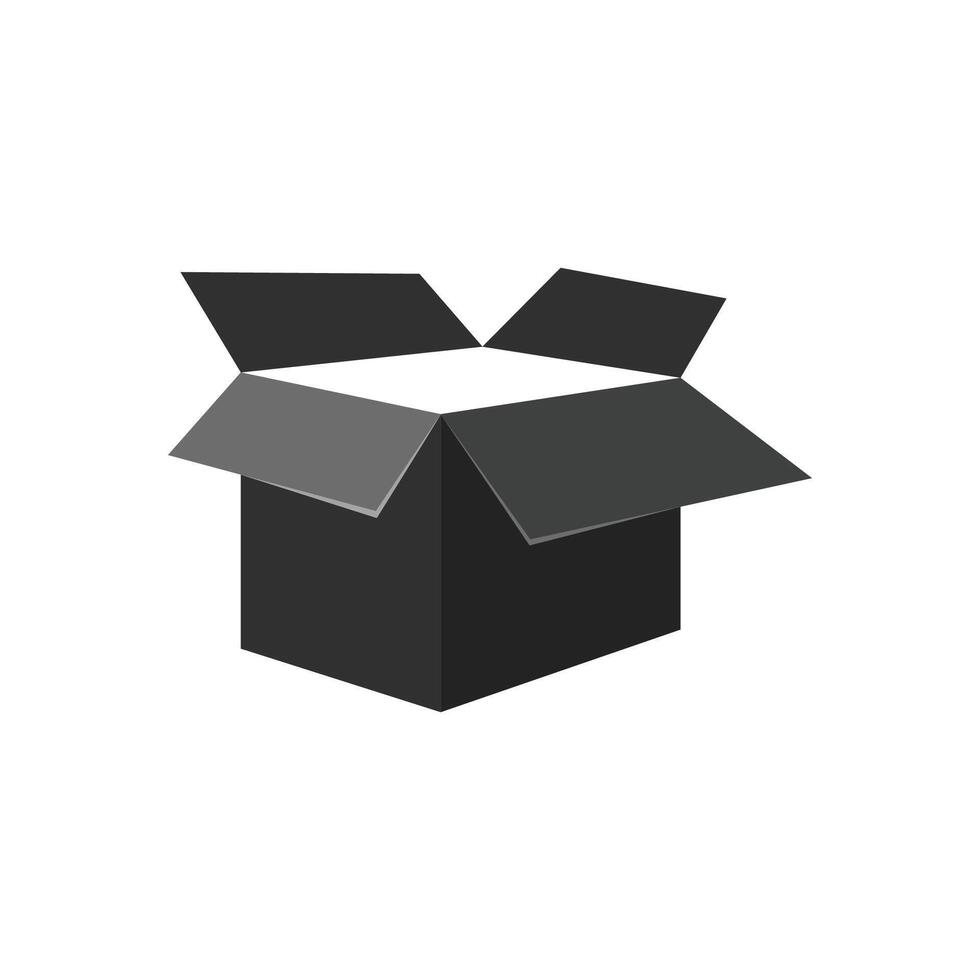Open box on a white background vector
