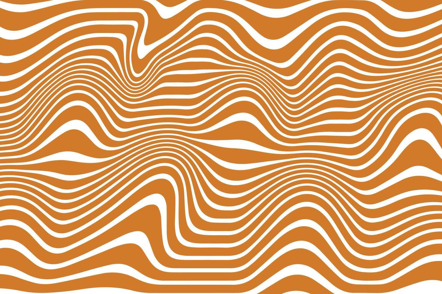 Wavy Seamless Pattern with Flowing Salted Caramel vector
