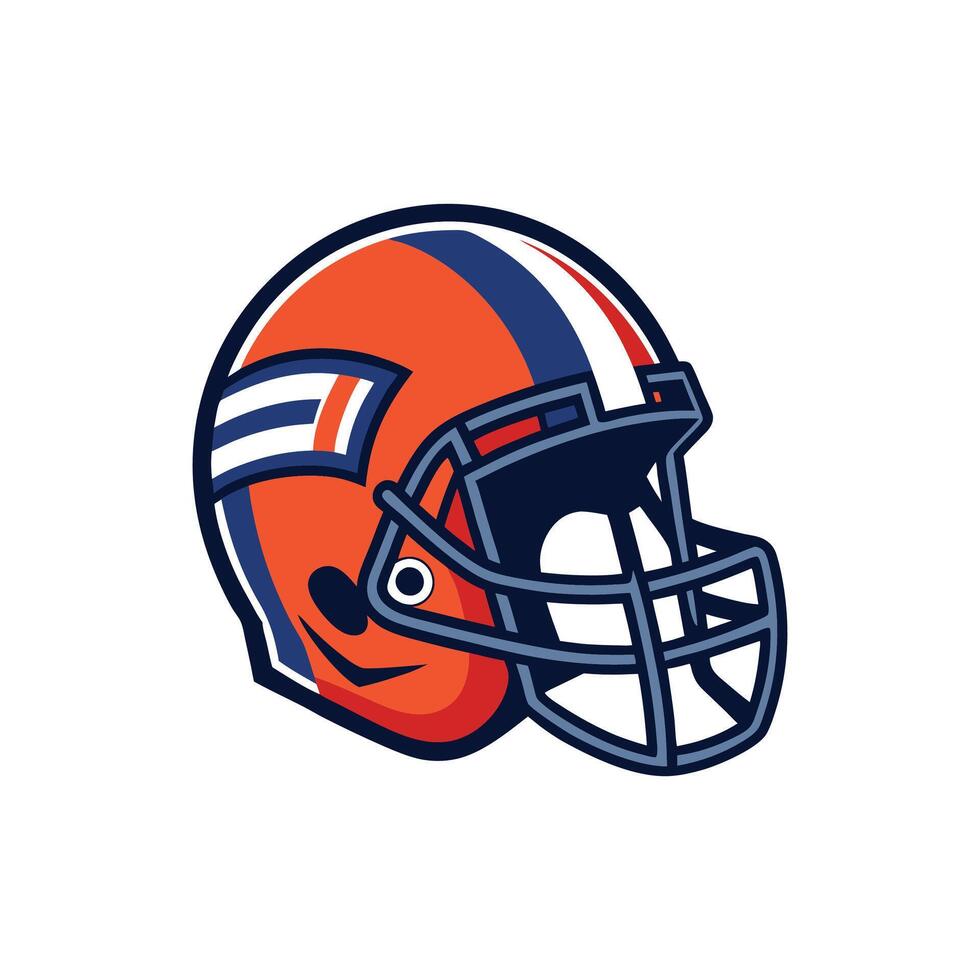 Dynamic Defense Classic American Football Helmet Design vector