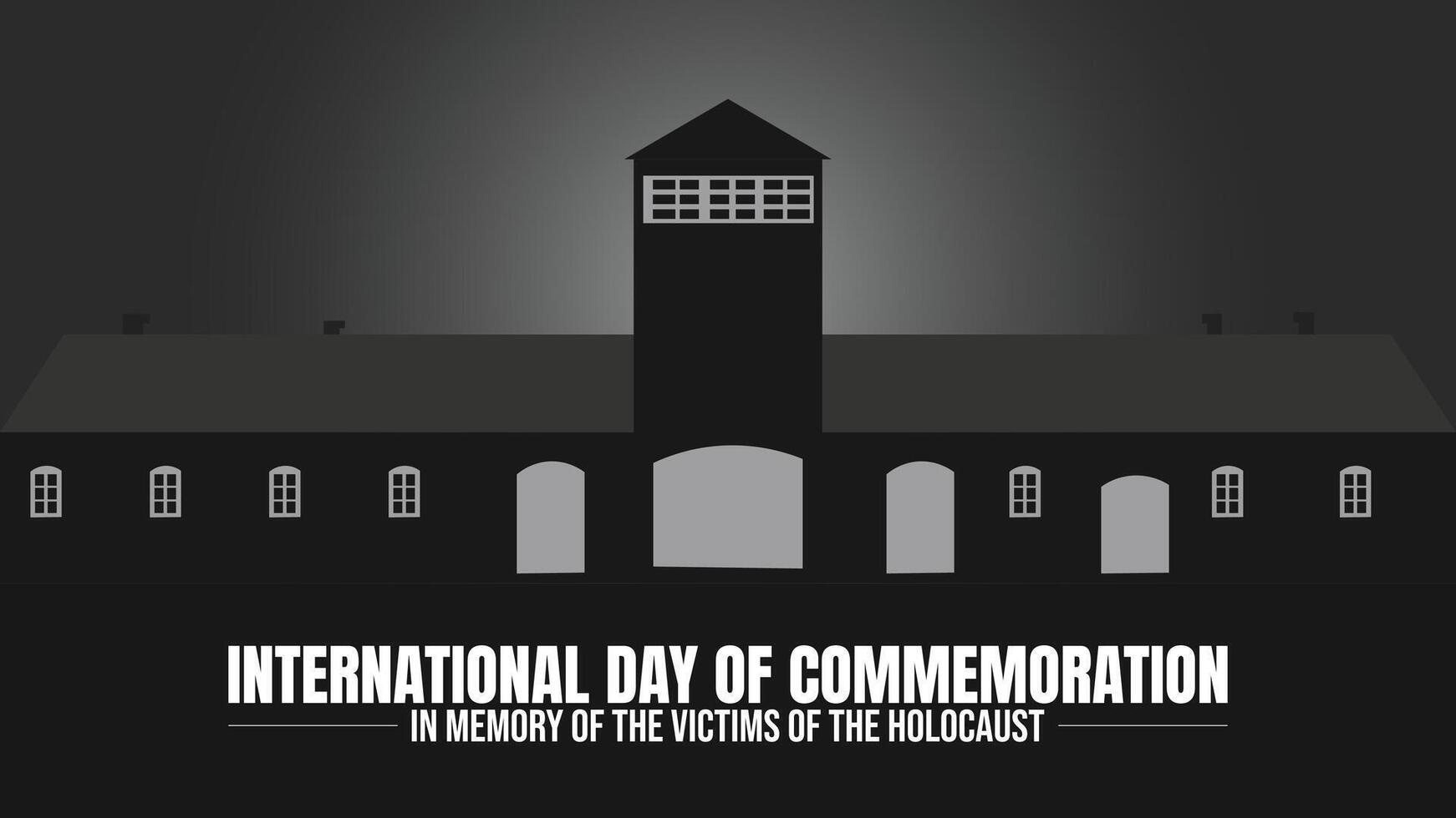 International day of commemoration vector