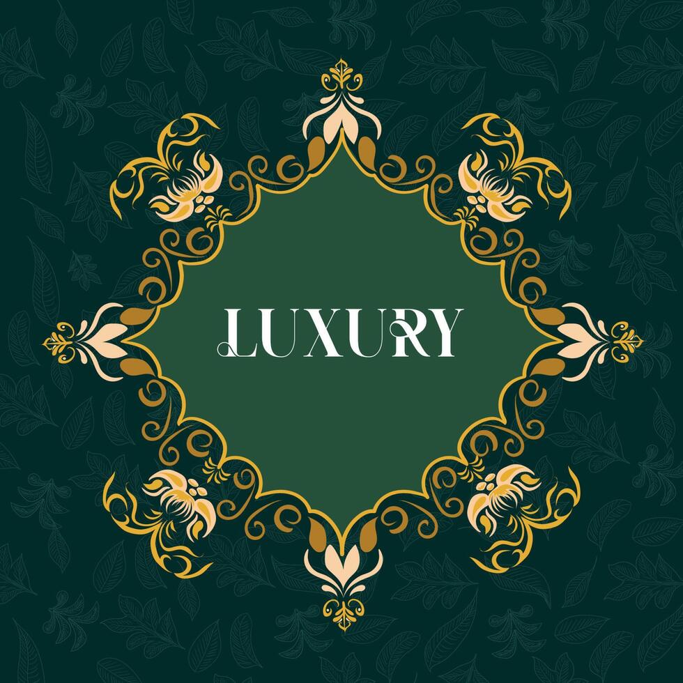 Green Luxurious Background vector