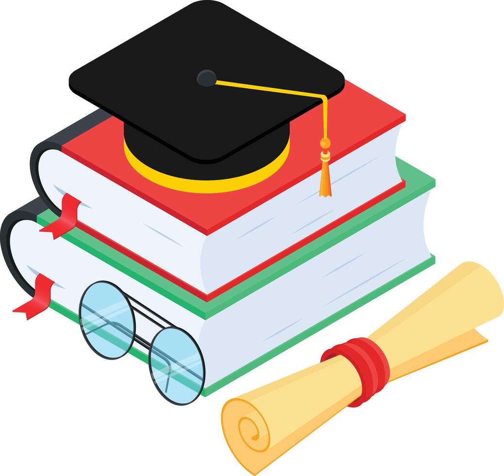 Graduation Icon Set vector