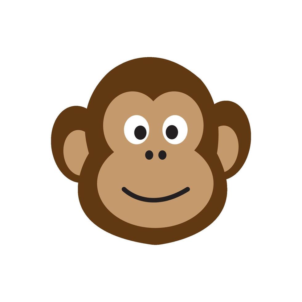 monkey icon illustration design template vector