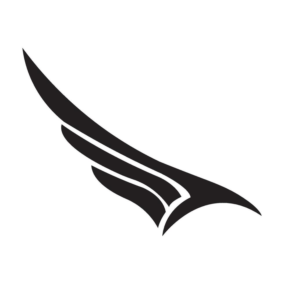 wings icon illustration design template vector