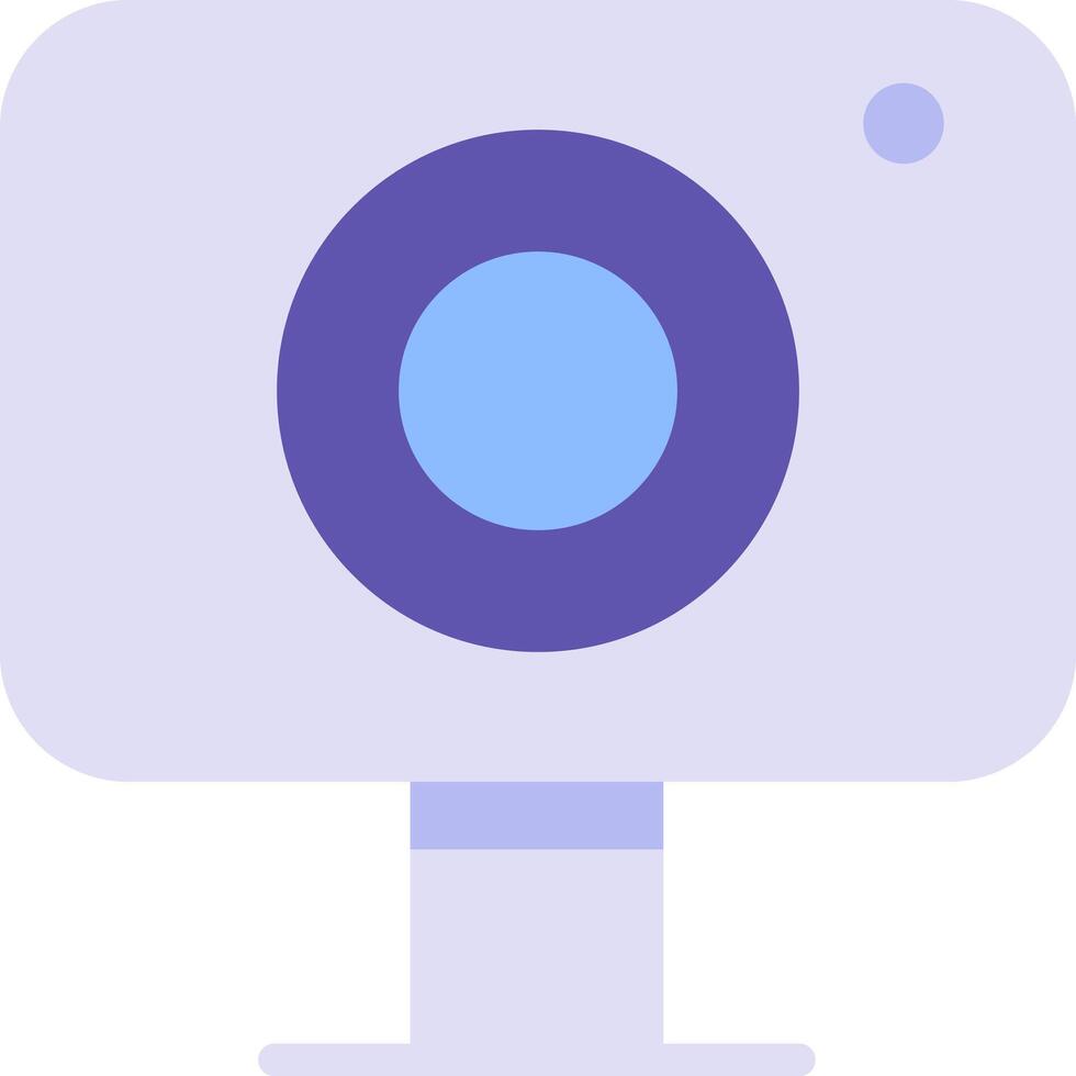 Color Webcam Icon vector
