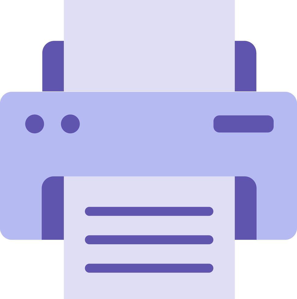 Color Printer Icon vector