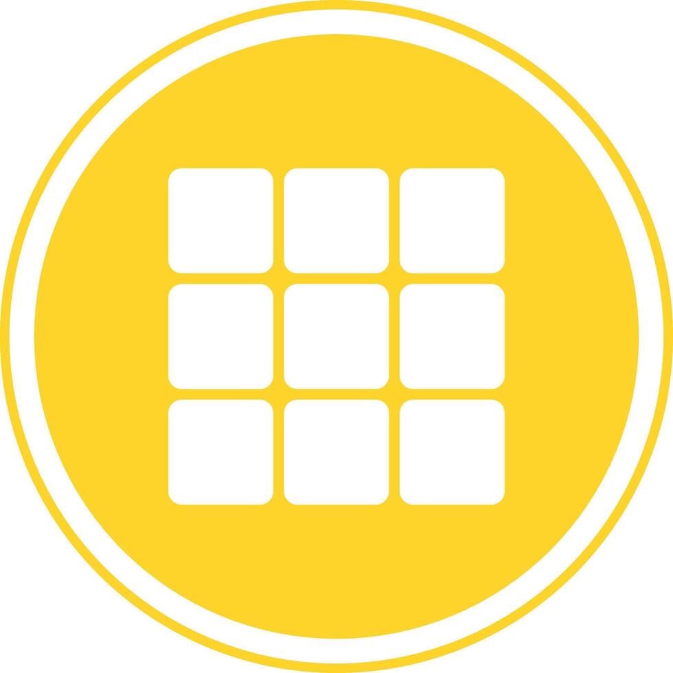 Yellow options icon, expand options icon, options button. vector