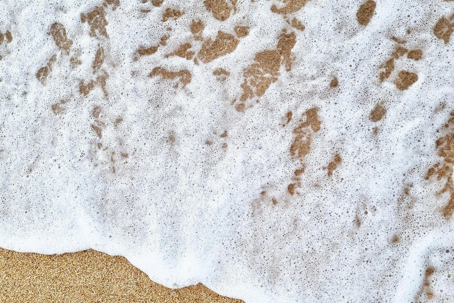 Tranquil Ocean Waves Gently Lapping Sandy Beach for Coastal Serenity Print photo