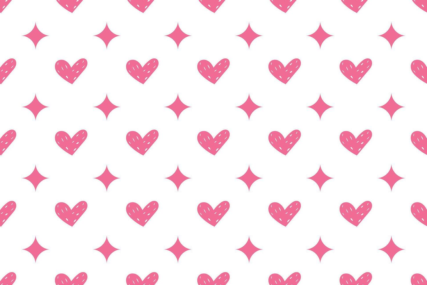 Background love pattern repeat and spark unique design with blank background vector