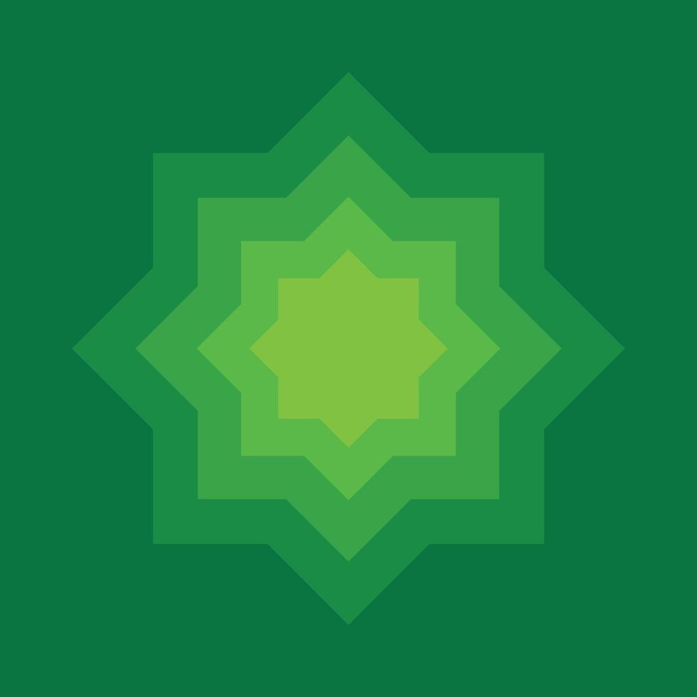 Background green islamic arabic unique design abstract vector