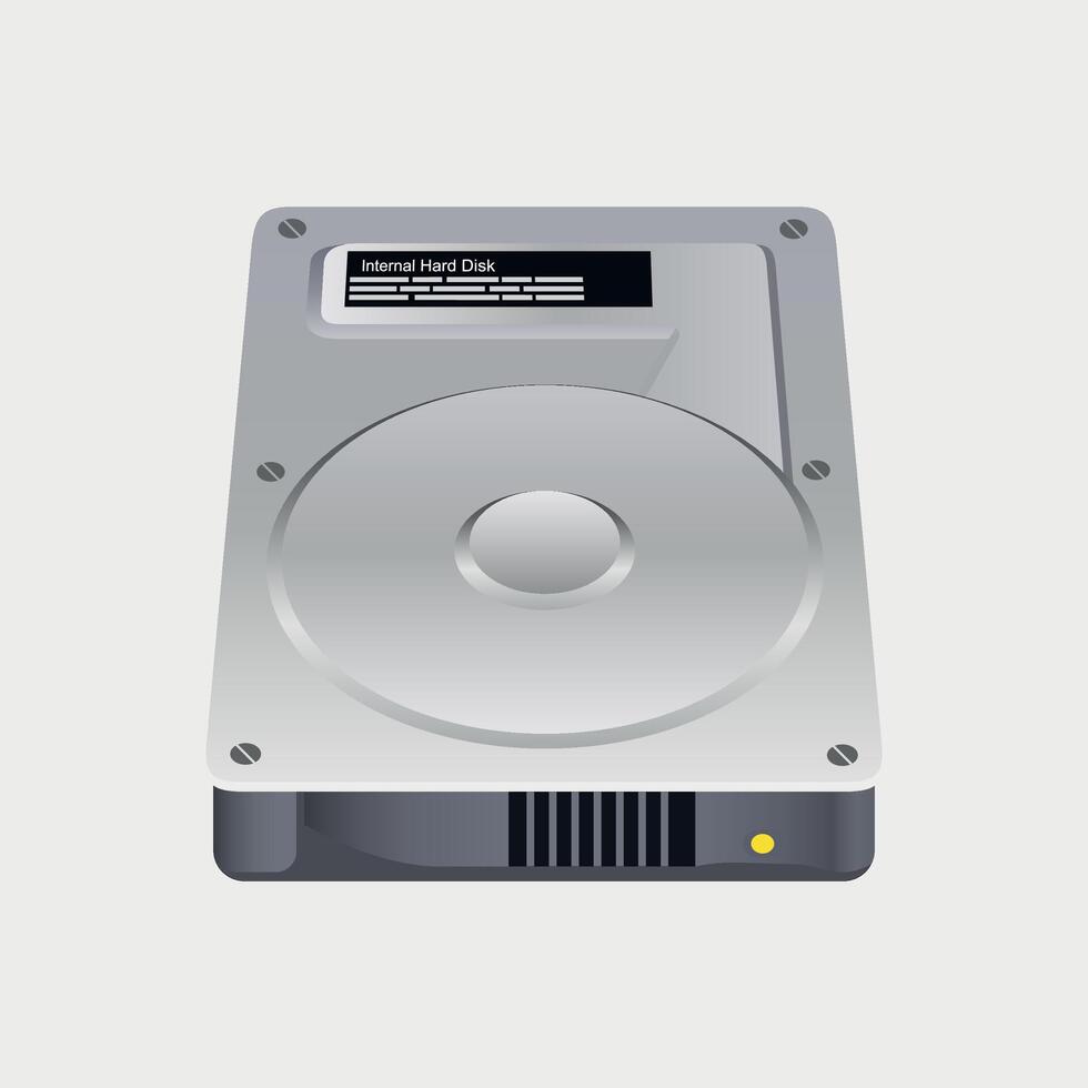 hard disk, hard disk icon, HDD icon isolated on white background vector