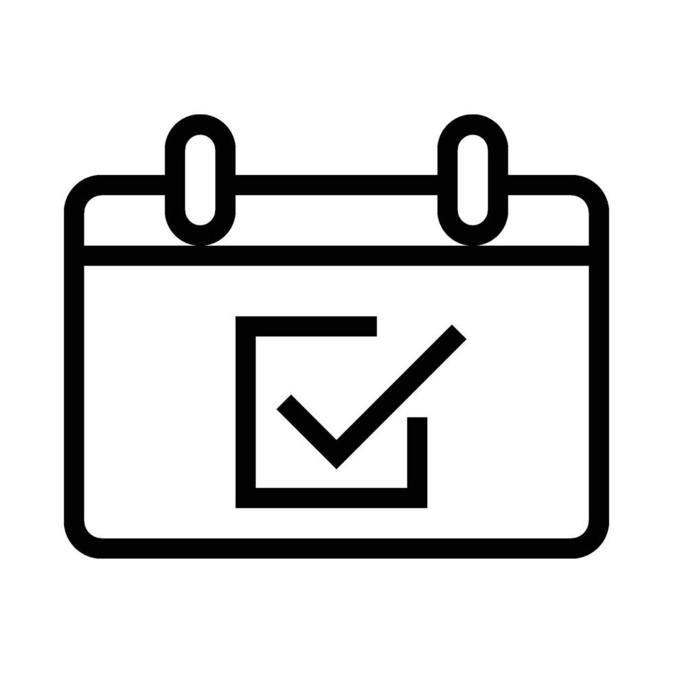 election icon line vector