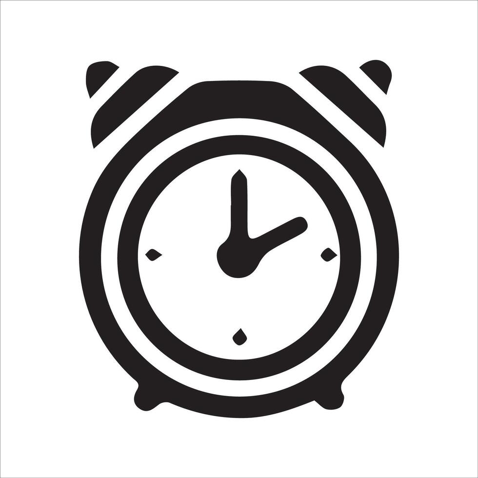Minimalist Stopwatch Silhouette for Digital Use vector