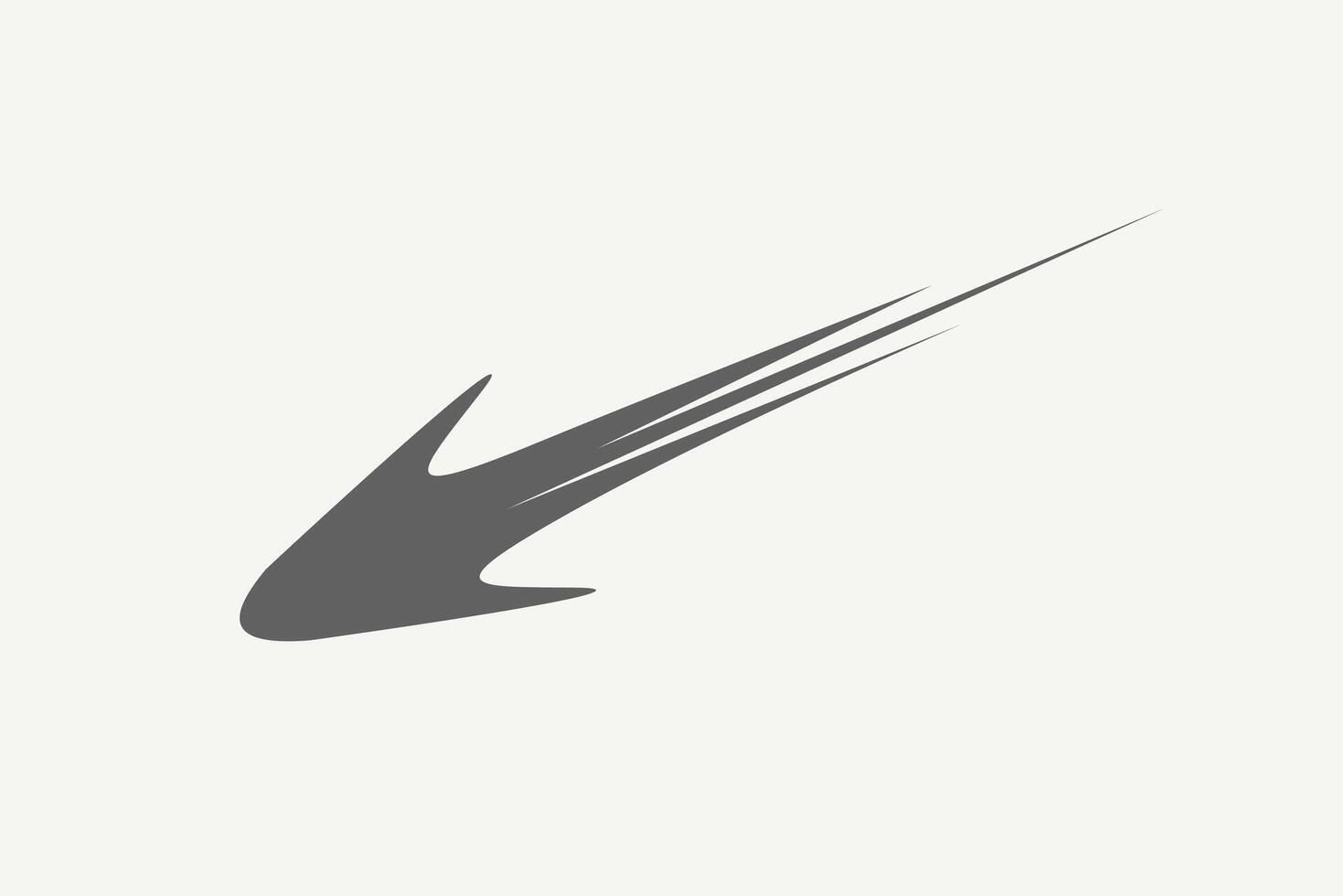 arrow move fast logo or symbol vector