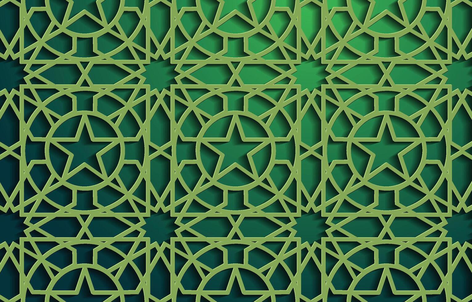 Geometric pattern in islamic style vector