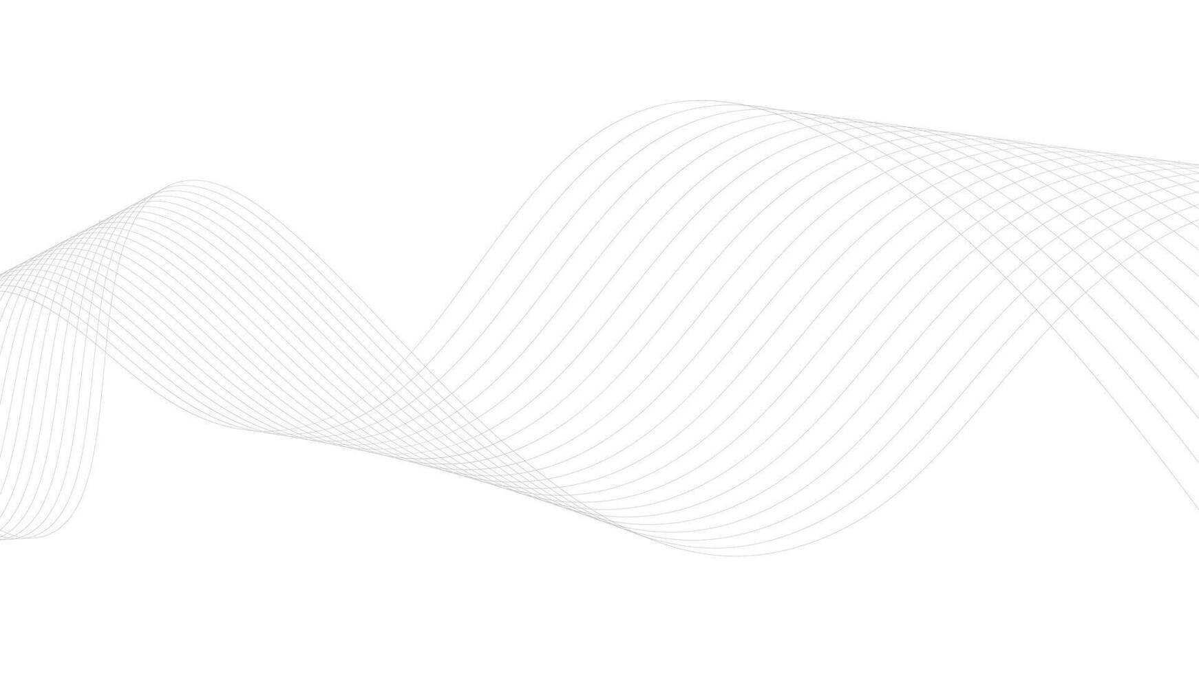 Lines wave abstract business background vector
