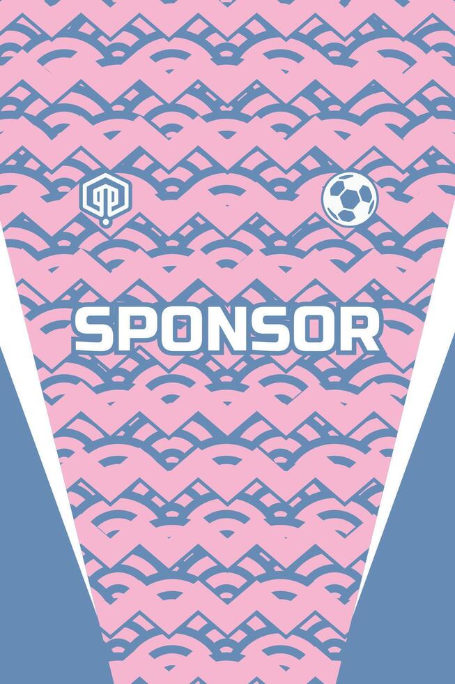 Abstract concept jersey pattern template vector