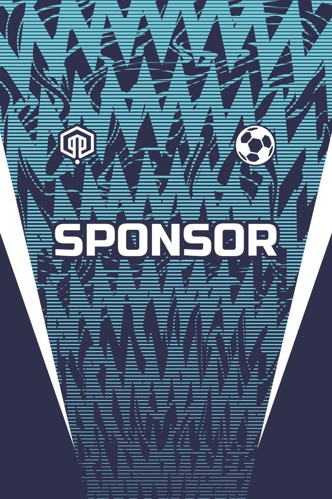 jersey pattern template for sports uniform printing vector
