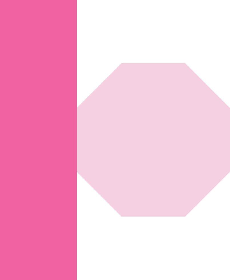 Rectangle and Octagon Colorful Combined Blocks vector