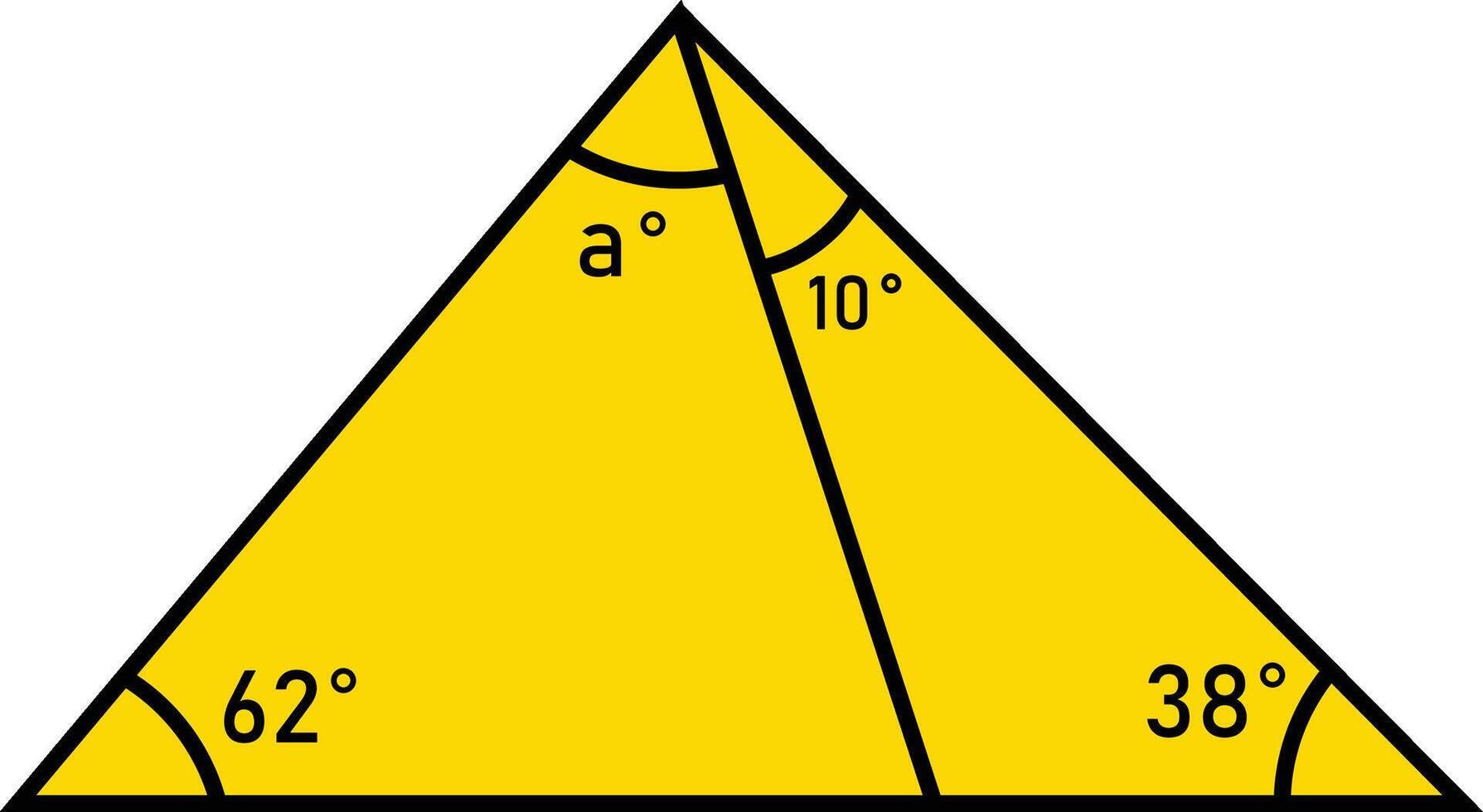 Triangle Geometry Angle Measurement vector