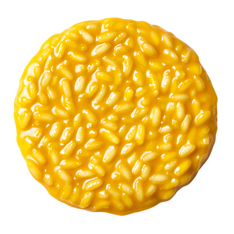 A creamy saffron risotto png