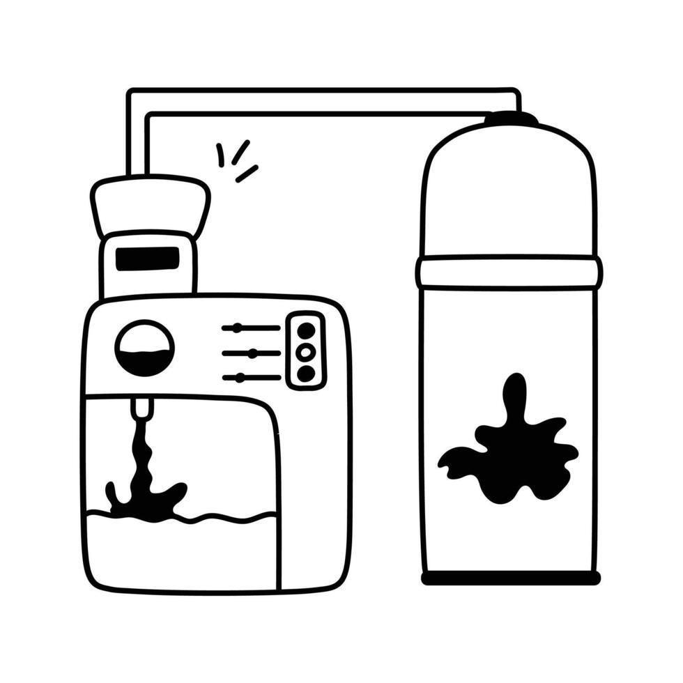 Measuring milk volumes during production or packaging vector