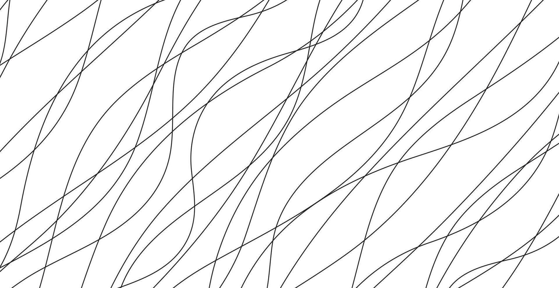 Hand drawn lines. Abstract pattern wave simple seamless, smooth pattern, web design, greeting card, textile, Technology background, Eps 10 illustration vector
