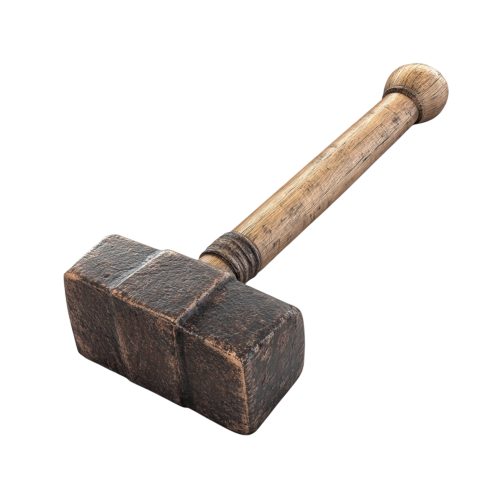 Realistic Hammer Isolated on Transparent Background png