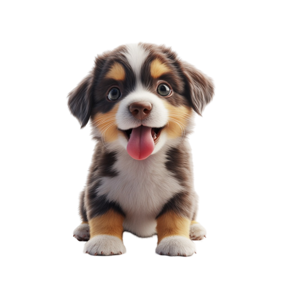 Adorable Australian Shepherd png