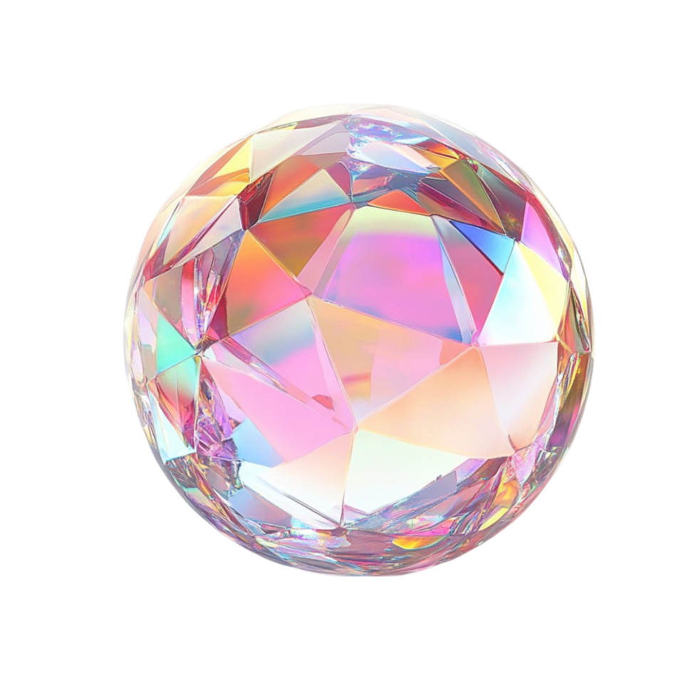 Vibrant Bubble with Star Design png