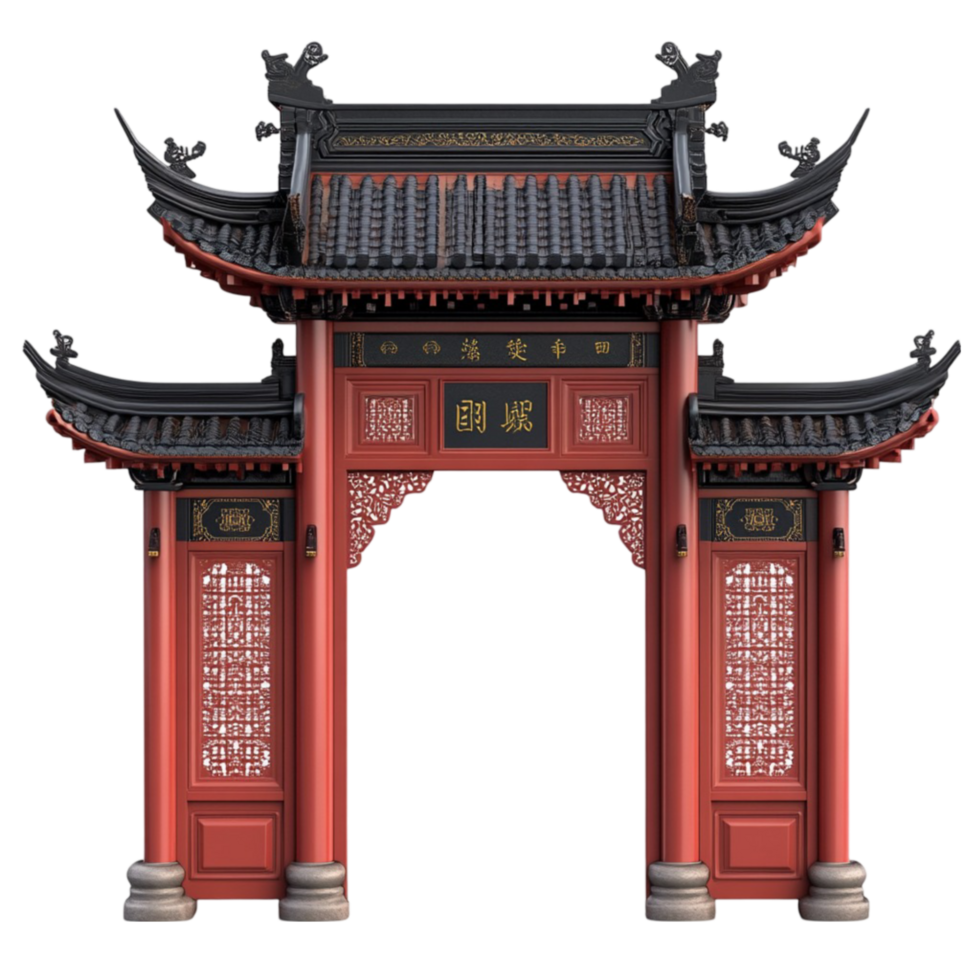Elegant Chinese Gateway png