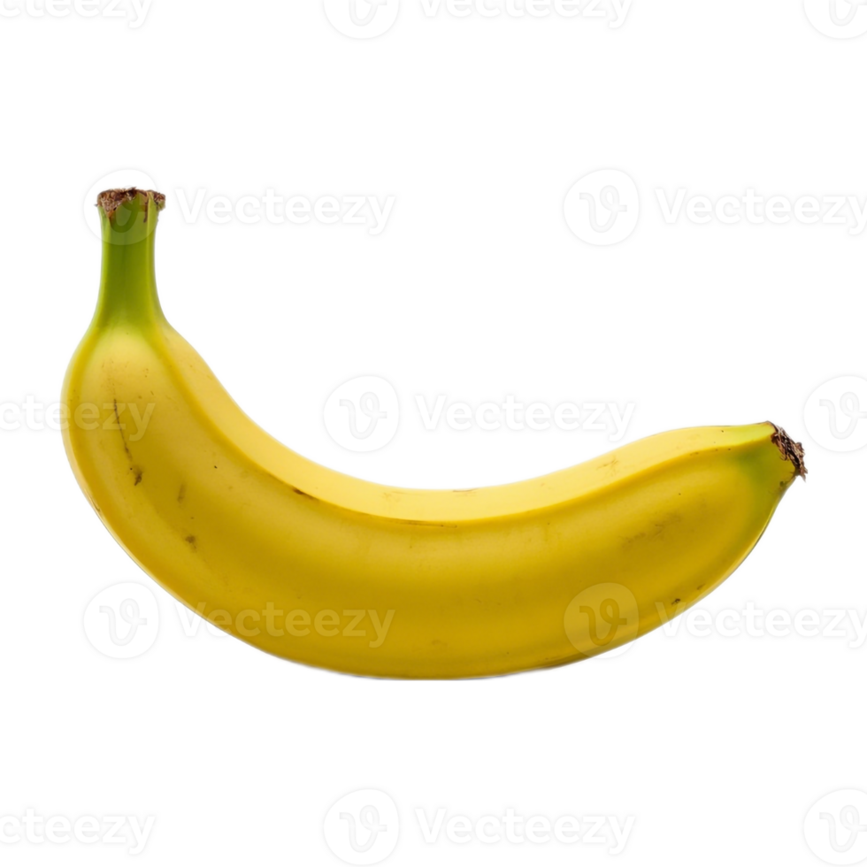 Isolated Ripe Yellow Banana With Transparent Background png