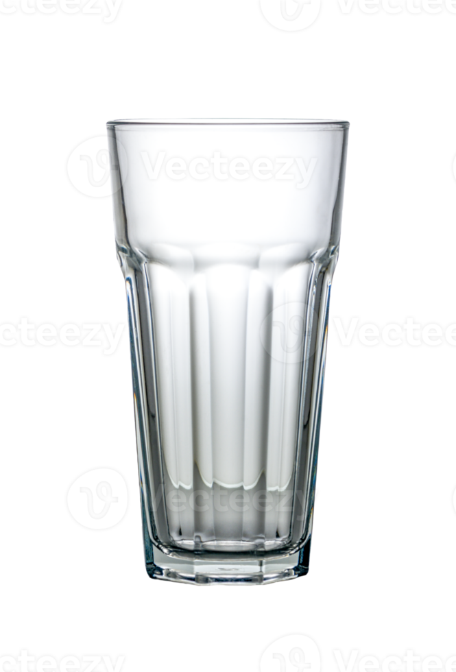 Elegant crystal glass stands empty on a surface, waiting to be filled with a refreshing beverage on a sunny day png