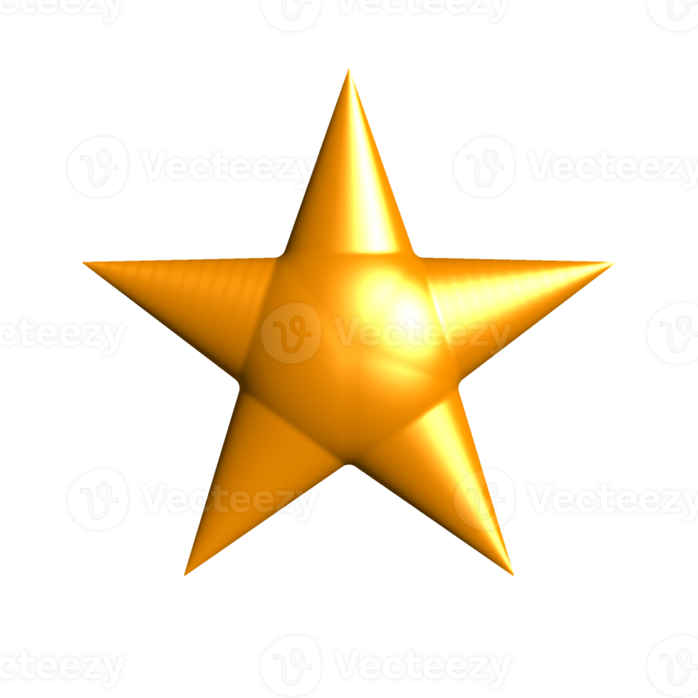 Luminous Star Design No Background png