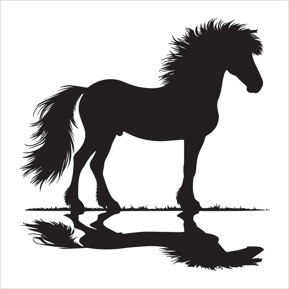 Elegant Galloping Horse Designs vector