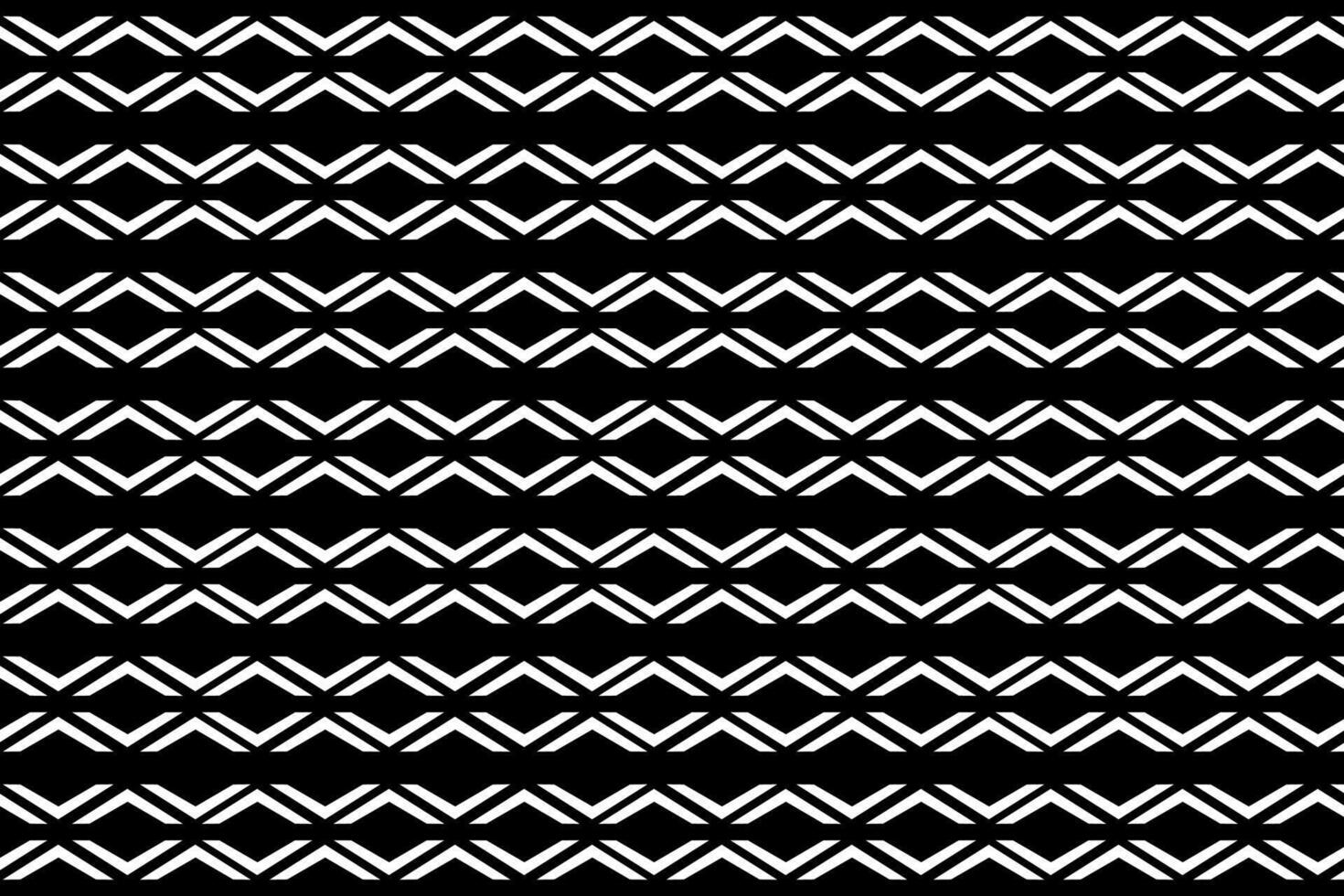 Black and White color Geometric ethnic oriental pattern traditional Design. vector
