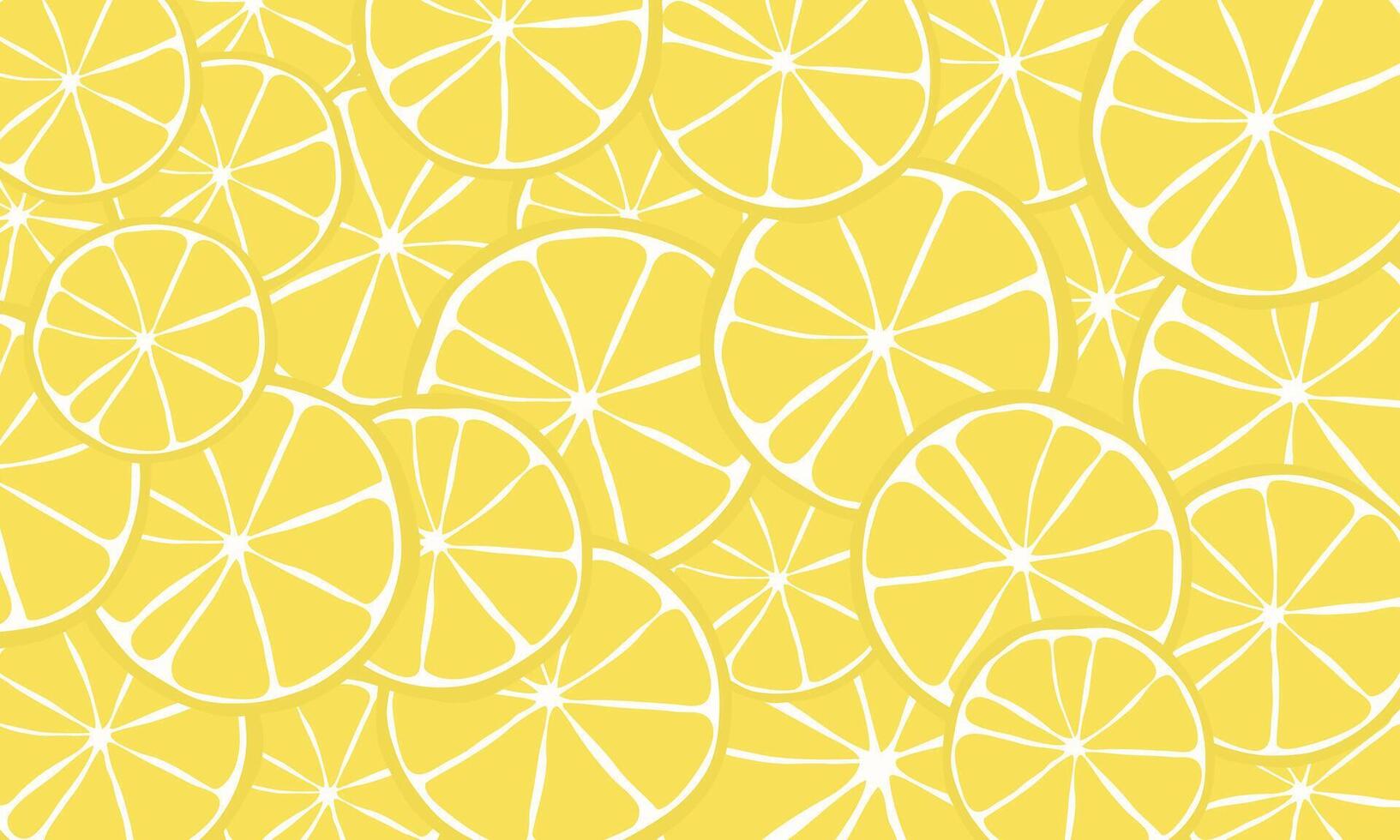 Fresh beautiful Lemon summer banner design background pattern. vector