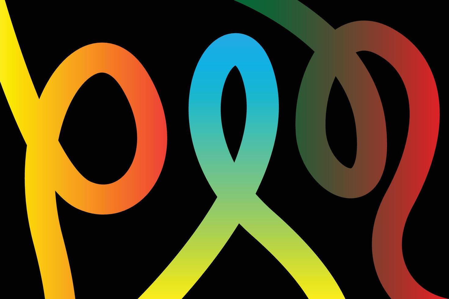 Dynamic Abstract Background Featuring Wavy Gradient Color Lines and Patterns vector